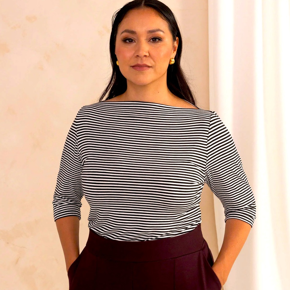 NWOT Encircled Effortless Boatneck Tee